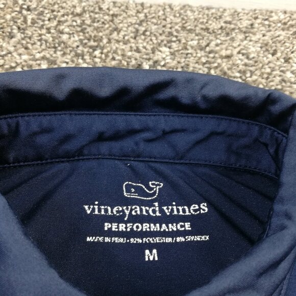 Vineyard Vines Union League Golf Club Polo Shirt Performance Mens Medium - Picture 4 of 8